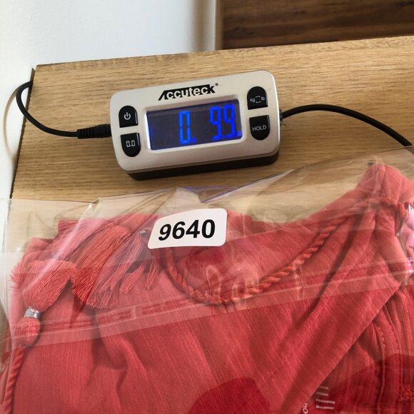 J Jill Hoodie Womens Extra Small Orange Roll Tab Sleeves Knit V Neck Pocket Tee* - Picture 11 of 11